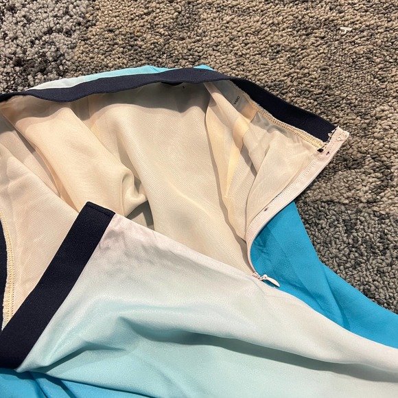 Crosby Teal White Ombre Flowy Skirt NEW Women's Size Small - Picture 3 of 7